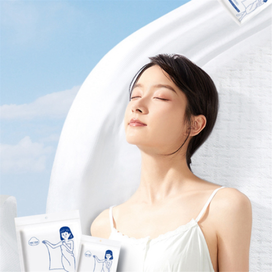 使い捨て旅行用バスタオル10枚、速乾シャワー必需品、洗濯可能なタオル。